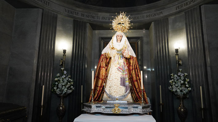 Virgen Dolorosa en su Capilla-Panteón